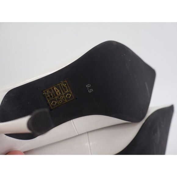 Jeffrey Campbell White Risktaker Pointed Toe Stiletto Heel Size 9.5 White Bridal - Picture 8 of 13